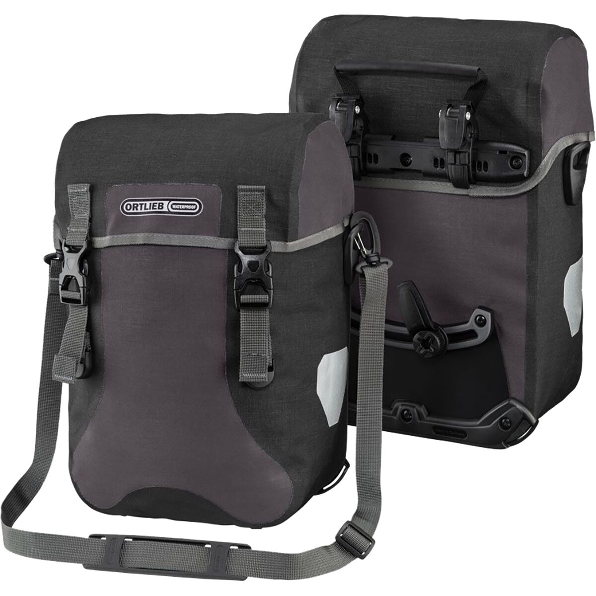 Ortlieb Ortlieb Sport-Packer Plus Panniers - Pair Granite/Black, One Size - $250.00 at Competitive Cyclist