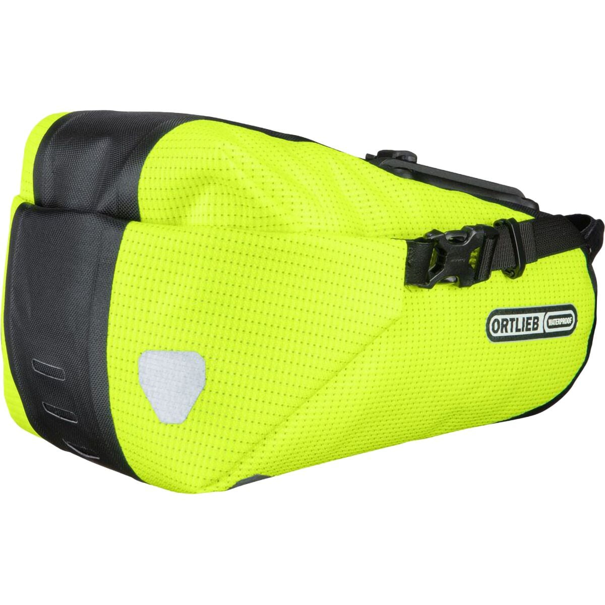 Ortlieb Saddle Bag Two High-Visibility Neon Yellow/Black Reflex, 4.1L