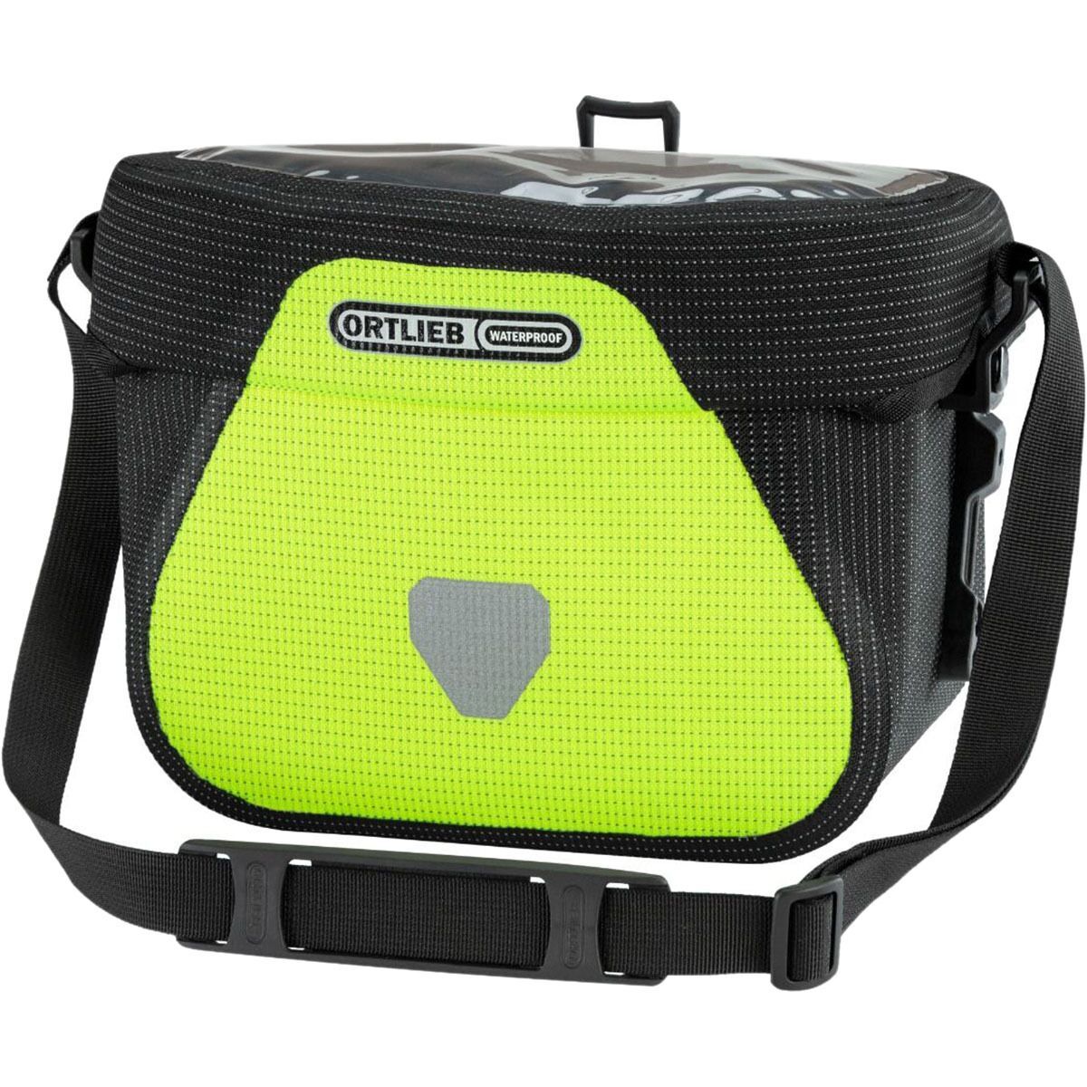 Ortlieb Ultimate Six High Visibility 6.5L Pannier Neon Yellow/Black Reflective, One Size