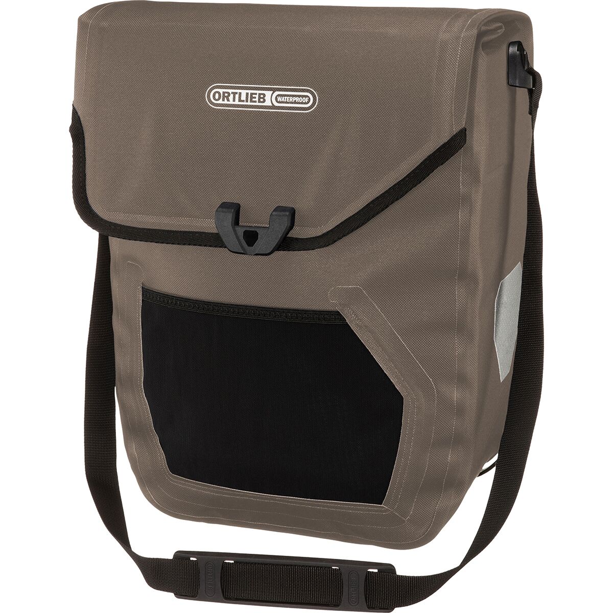 Ortlieb Ortlieb Pedal-Mate Pannier - Single Dark Sand, 16L - $175.00 at Competitive Cyclist