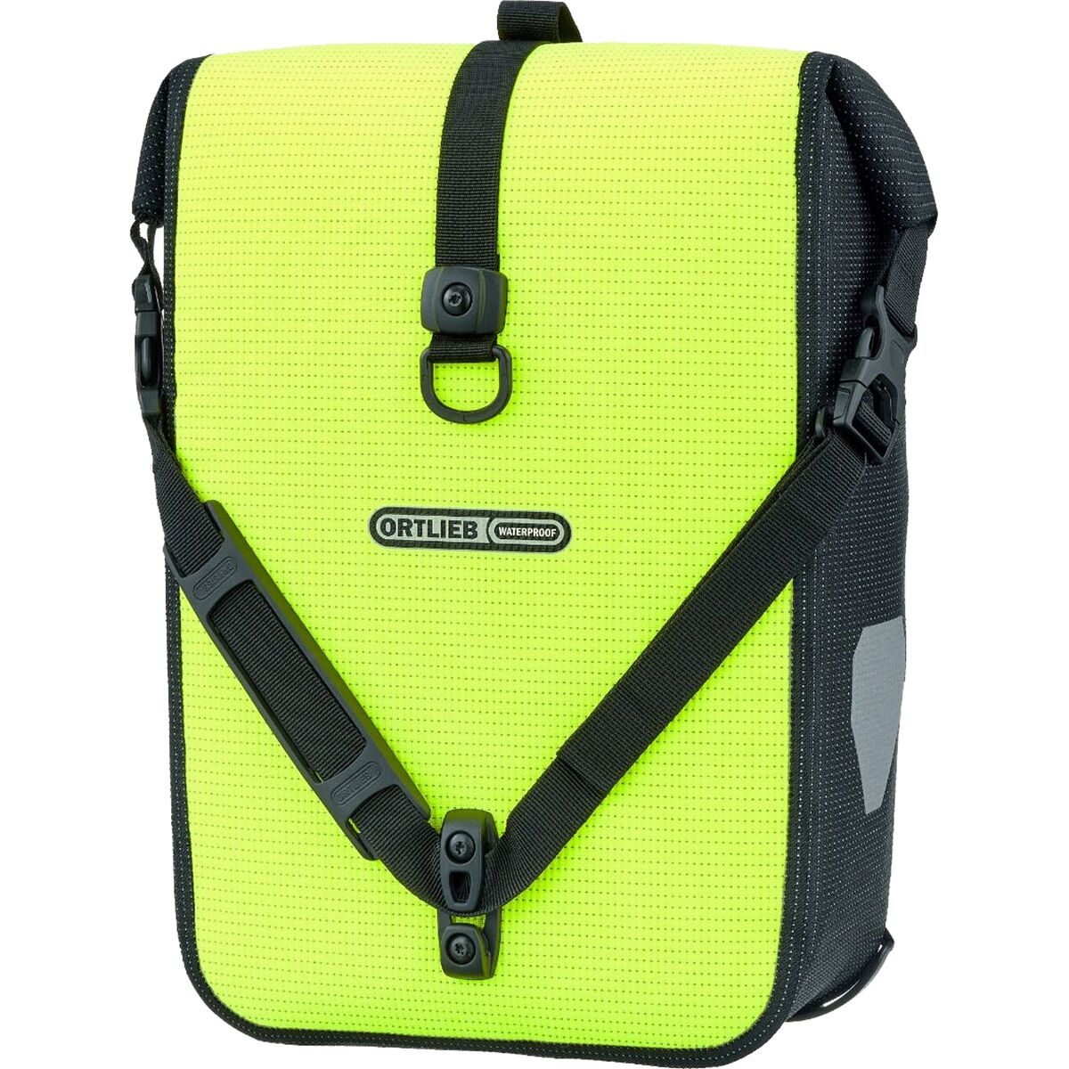 Ortlieb Sport-Roller High-Vis Pannier - Single Neon Yellow/Reflective Black, 14.5L