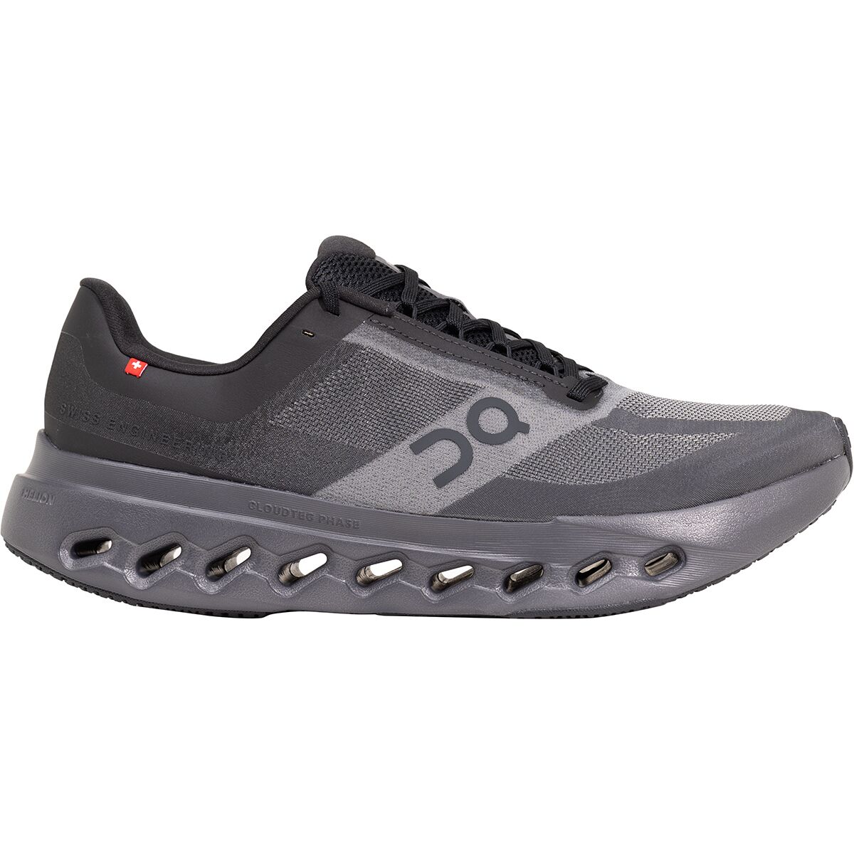 On Men's Cloudsurfer Next Running Shoe in Black / Eclipse - Size: 11.5