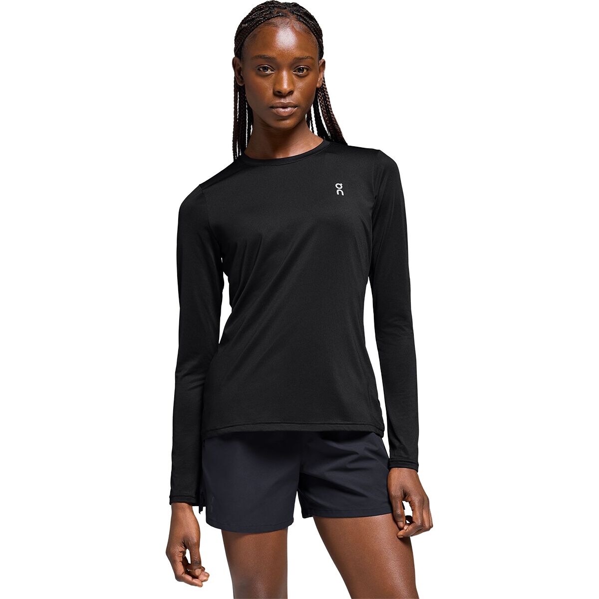 On Core Long-Sleeve T-Shirt - Women's Black, M