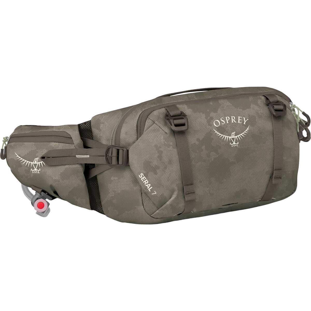 Osprey Packs Seral 7L Hydration Pack Pediment Grey Dust Print, One Size