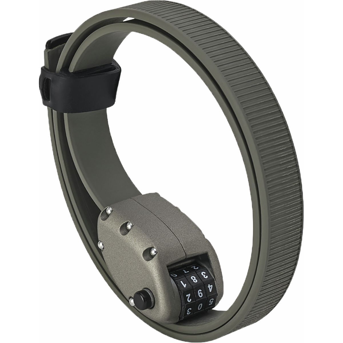 Otto OTTO OTTOLOCK HexBand Cinch 30in Combo Lock Grey, One Size