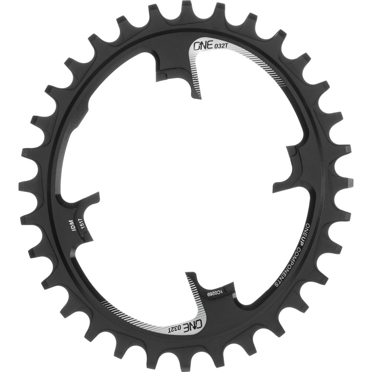 OneUp Components OneUp Components Switch Oval Traction Chainring Black, 34t