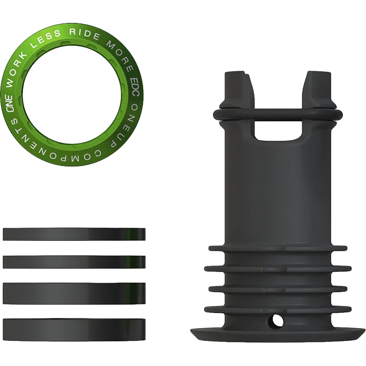 OneUp Components EDC Top Cap Dark Green, One Size
