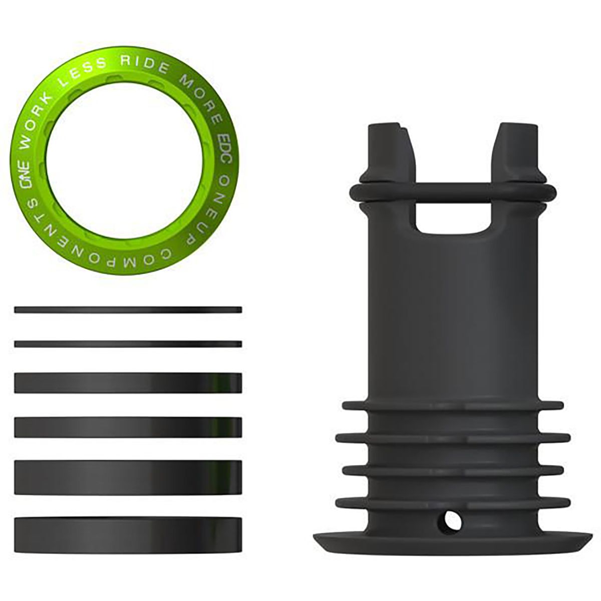 OneUp Components EDC Top Cap Green, One Size