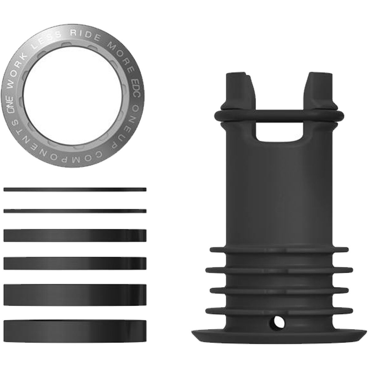 Oneup Components OneUp Components EDC Top Cap Silver, One Size