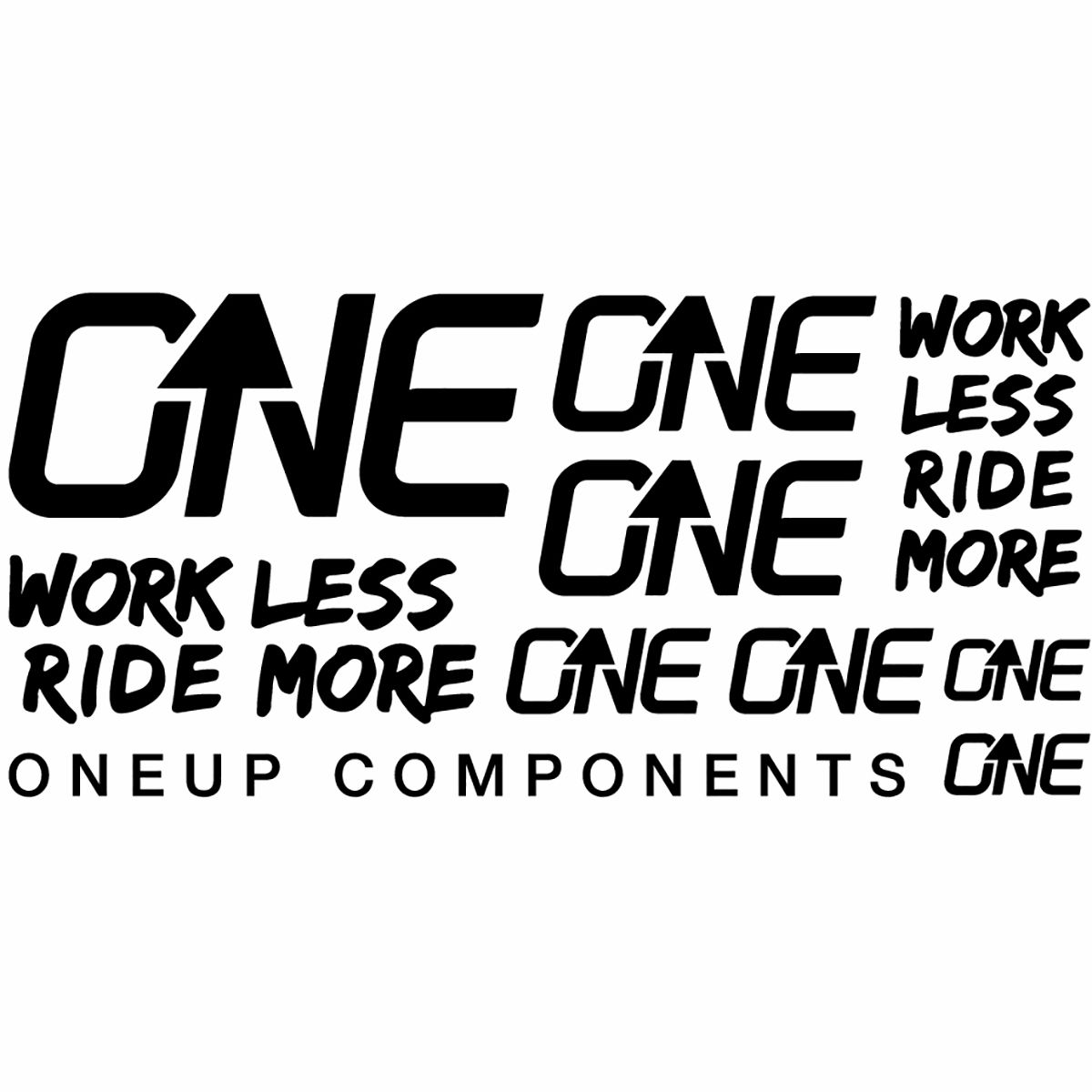 OneUp Components Handlebar Decal Kit Black, Kit