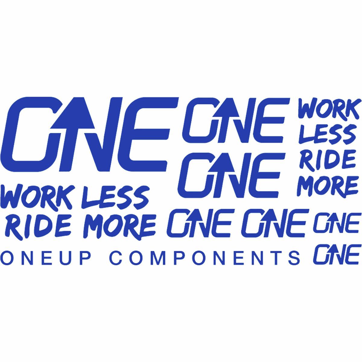 OneUp Components OneUp Components Handlebar Decal Kit Blue, Kit
