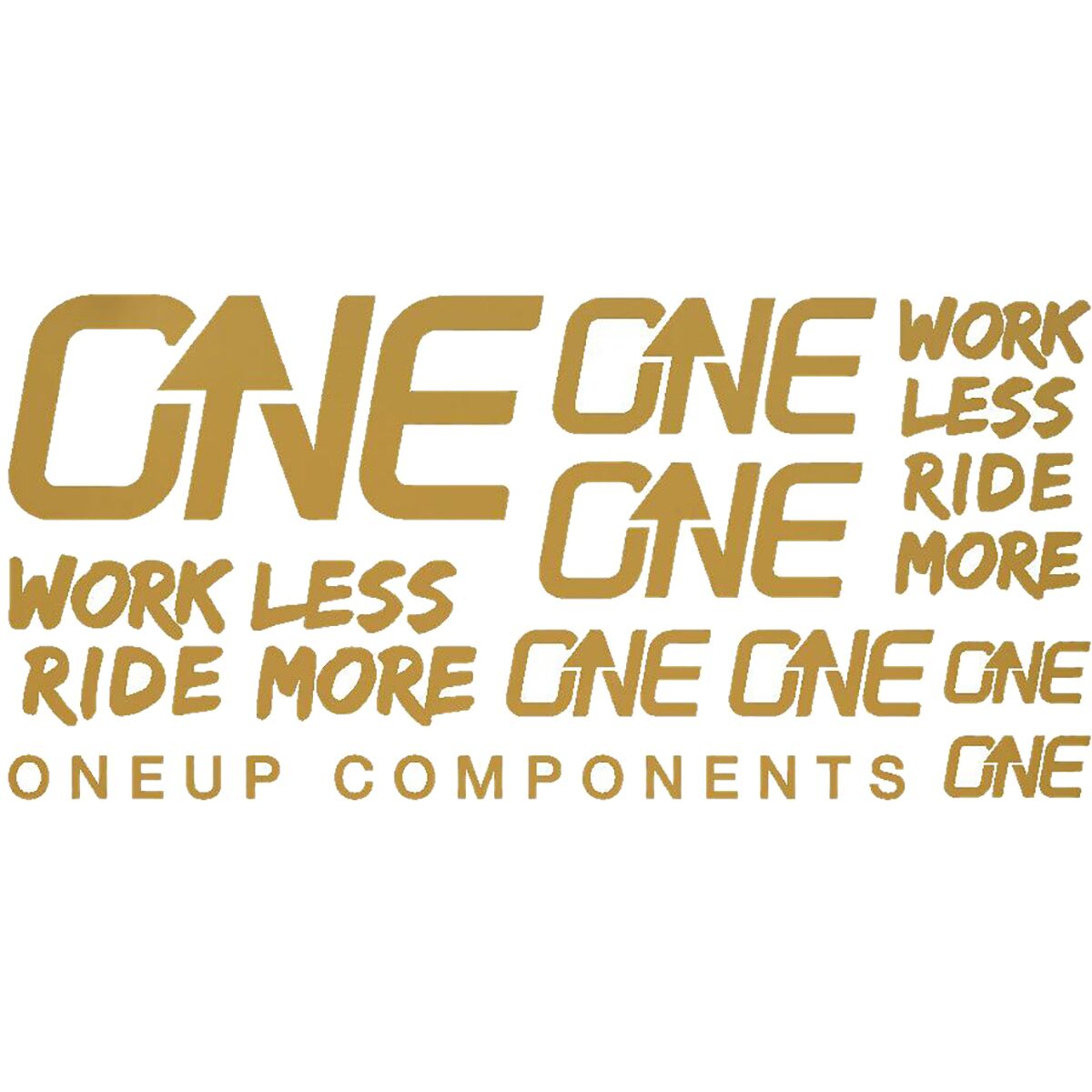 OneUp Components Handlebar Decal Kit Gold, Kit