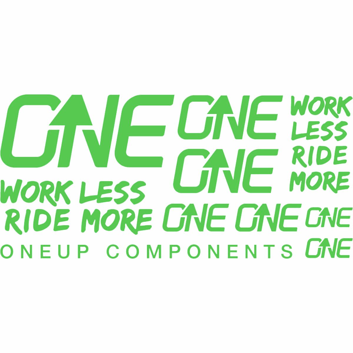 OneUp Components Handlebar Decal Kit Green, Kit