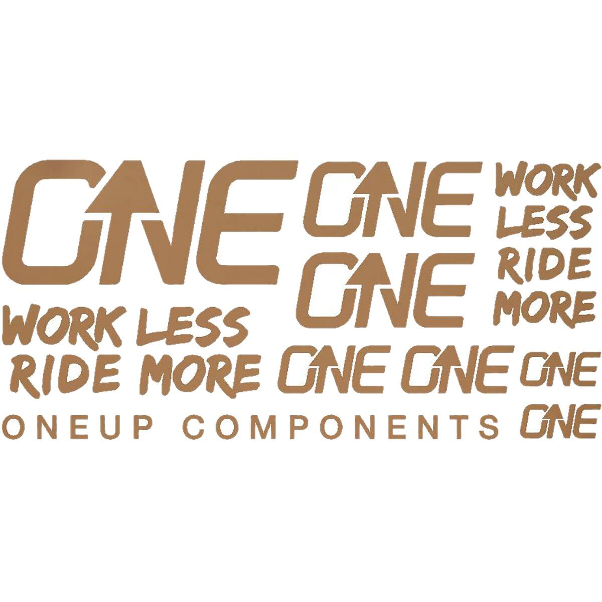OneUp Components OneUp Components Handlebar Decal Kit Matte Bronze, Kit