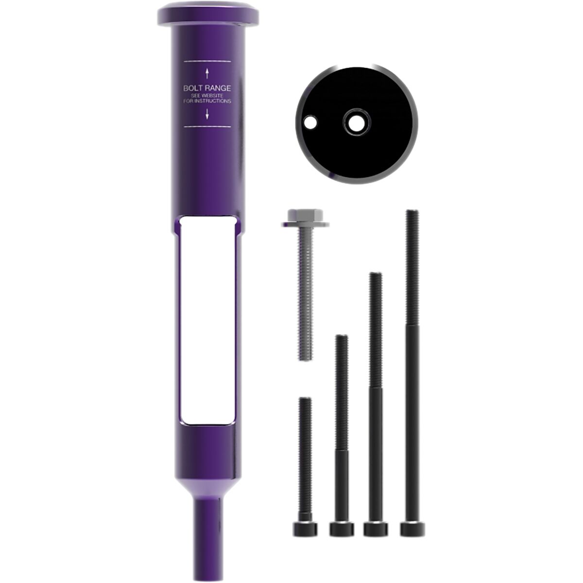 OneUp Components EDC V2 Threadless Carrier Purple, One Size