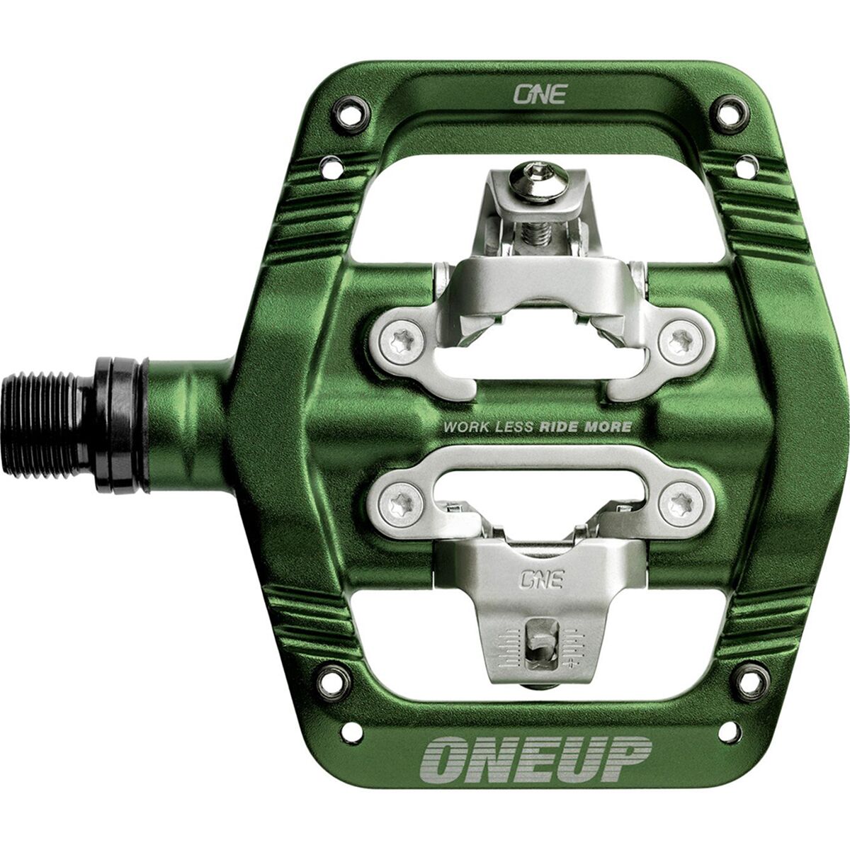 OneUp Components Clip Pedals Dark Green, One Size