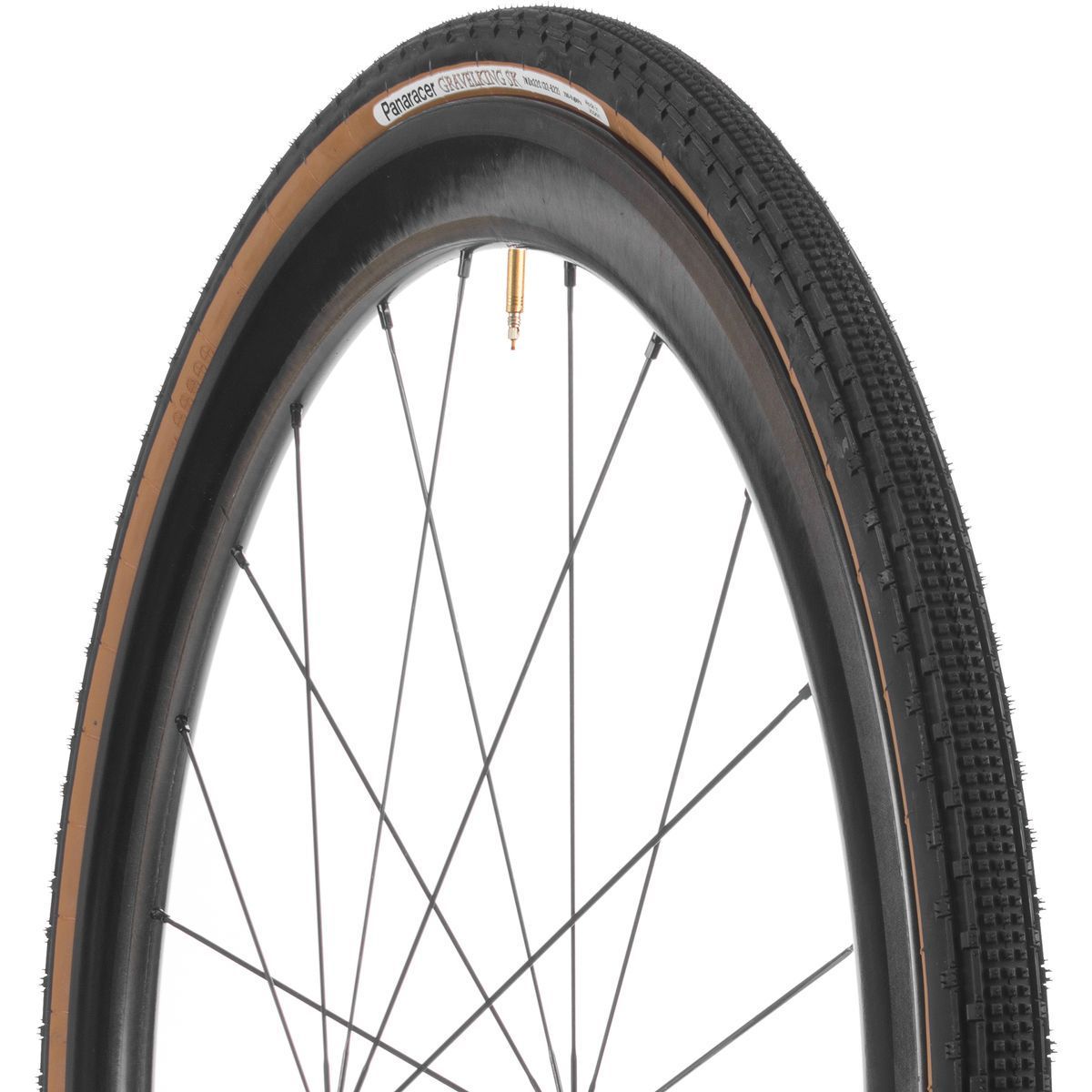 Panaracer GravelKing SK Tubeless Tire Black/Brown, 700x38