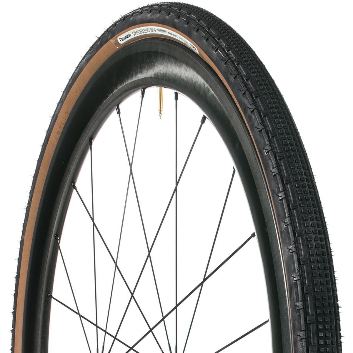 Panaracer Gravelking SK+ Tubeless Tire Black/Brown, 700x35