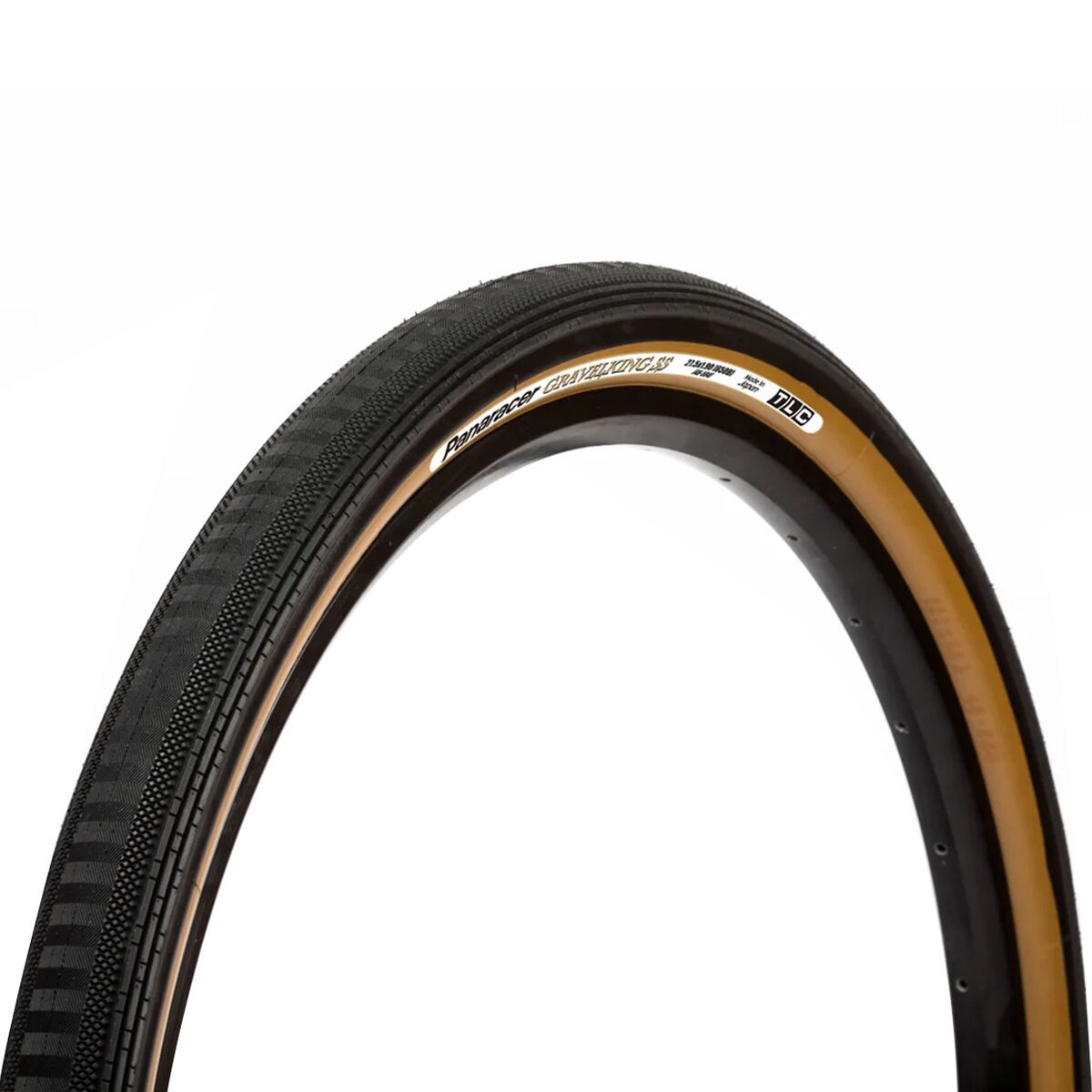 Panaracer Gravelking SS+ Tire - Tubeless Black/Brown, 700x40