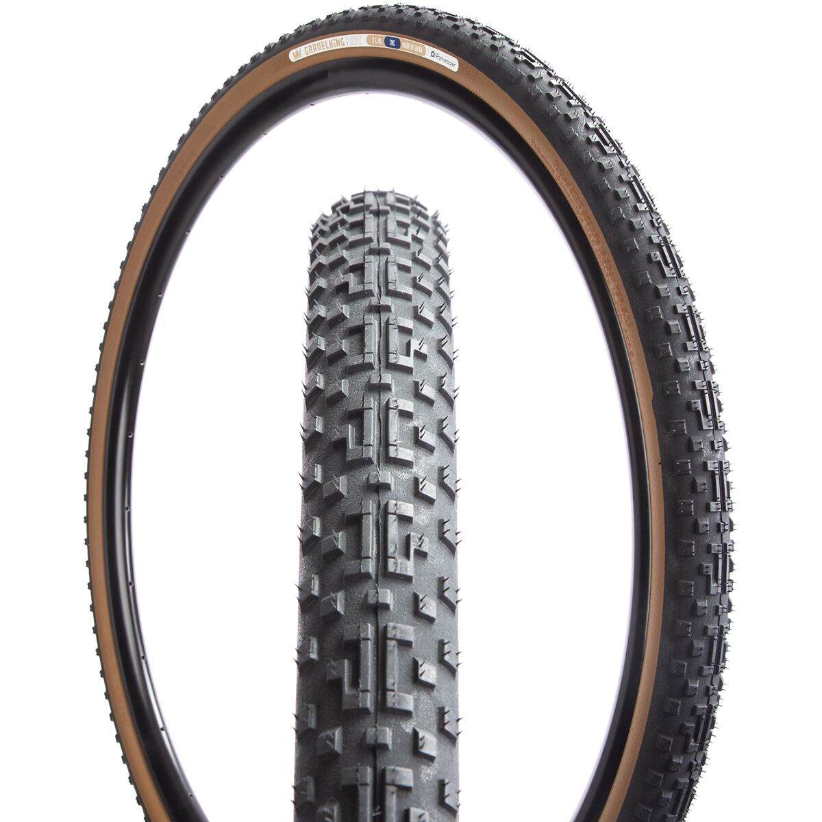 Panaracer Panaracer GravelKing EXT Tubeless Tire Black/Brown, 700x45