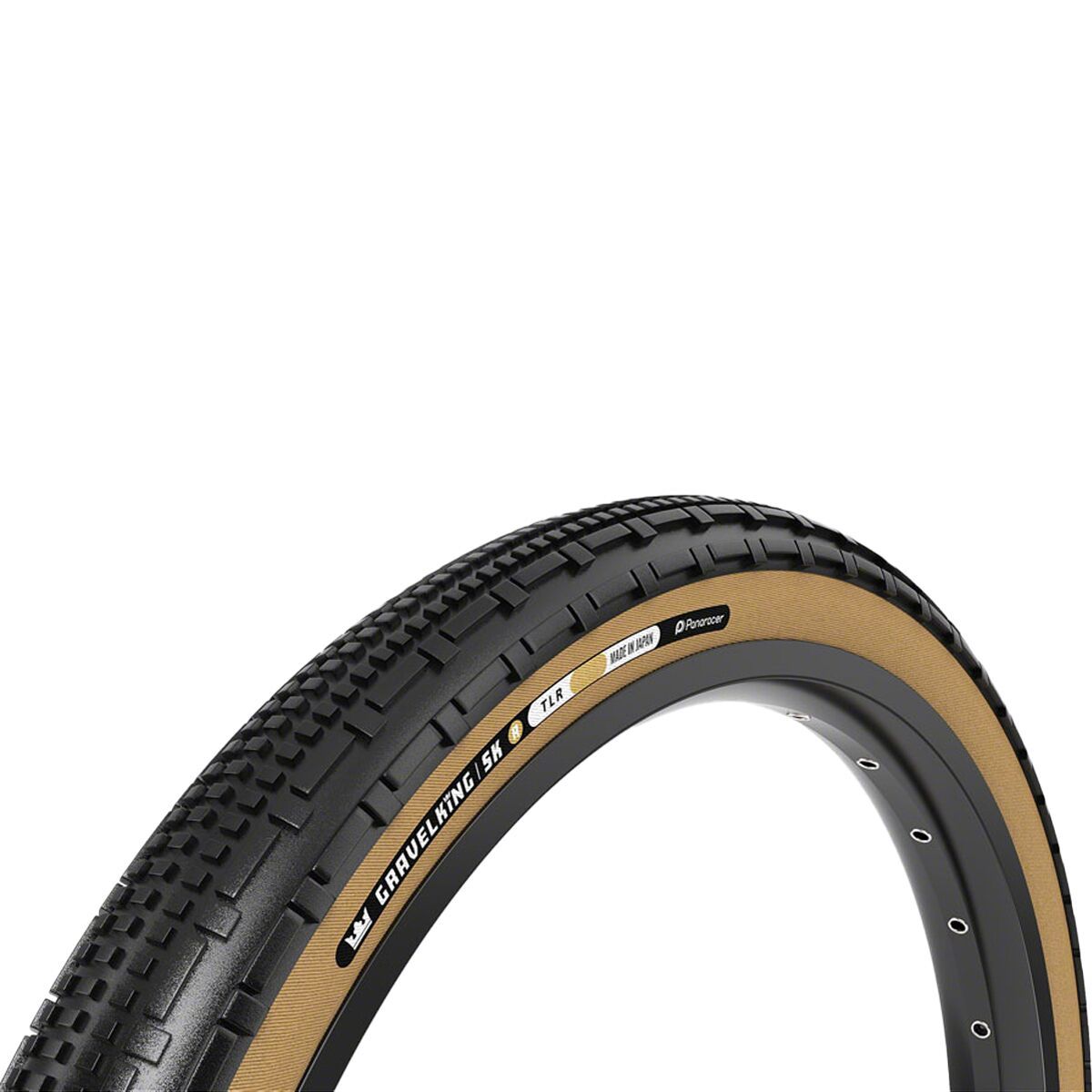 Panaracer GravelKing SK R Tubeless Tire Black/Amber, 700x30