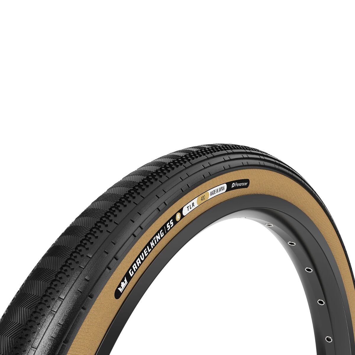 Panaracer GravelKing SS R Tubeless Tire Black/Amber, 700x40