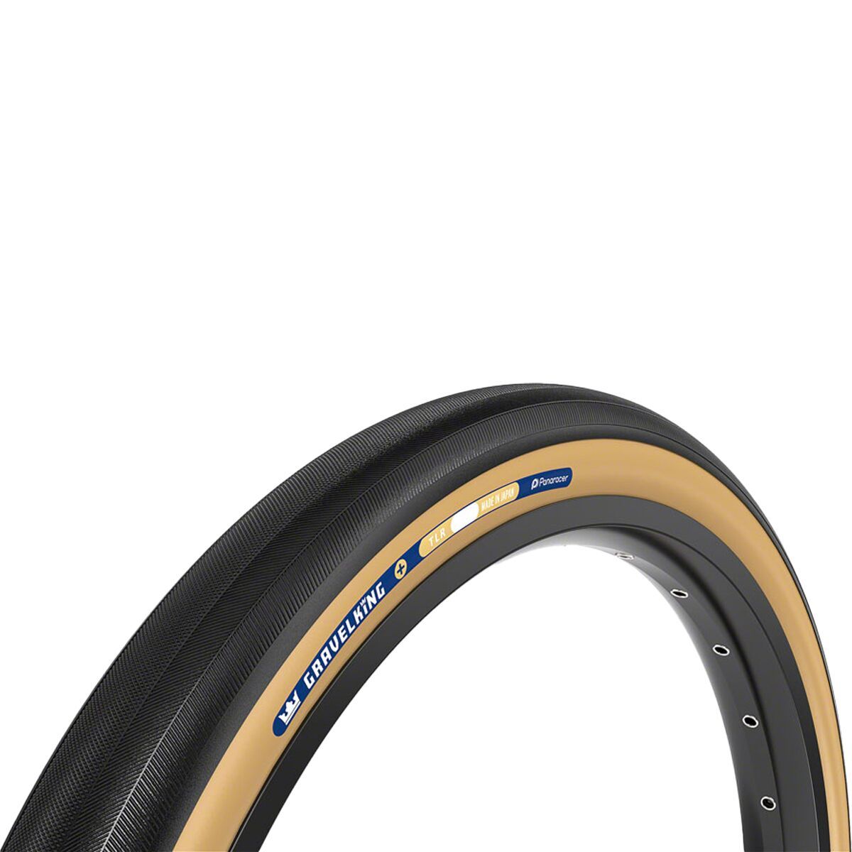 Panaracer GravelKing Slick Plus Tubeless Tire Black/Brown, 700x30