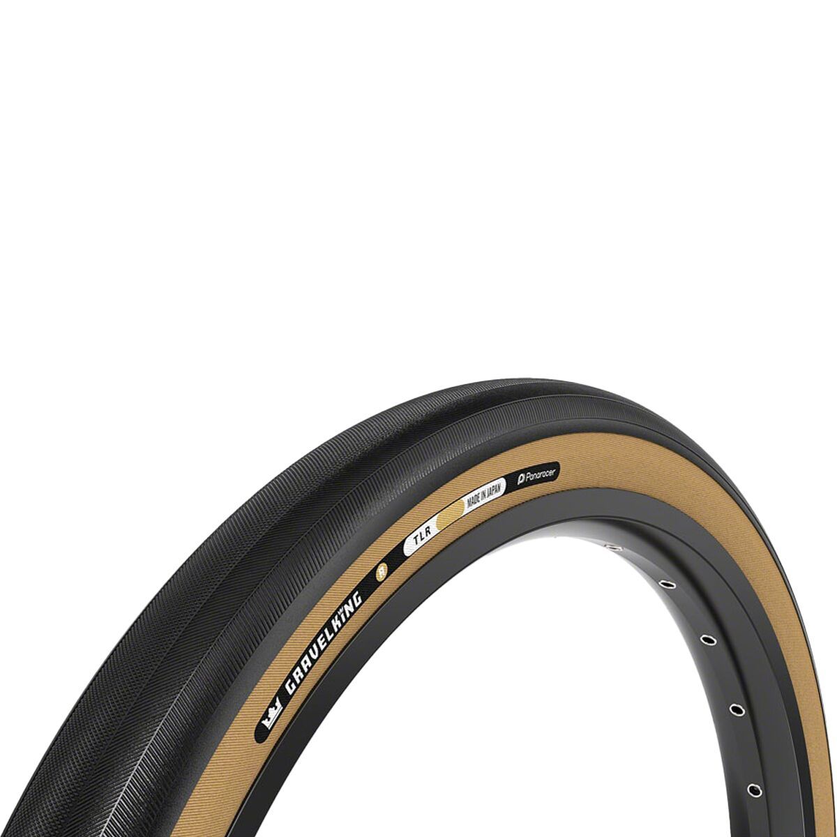 Panaracer GravelKing Slick R Tubeless Tire Black/Amber, 700x40