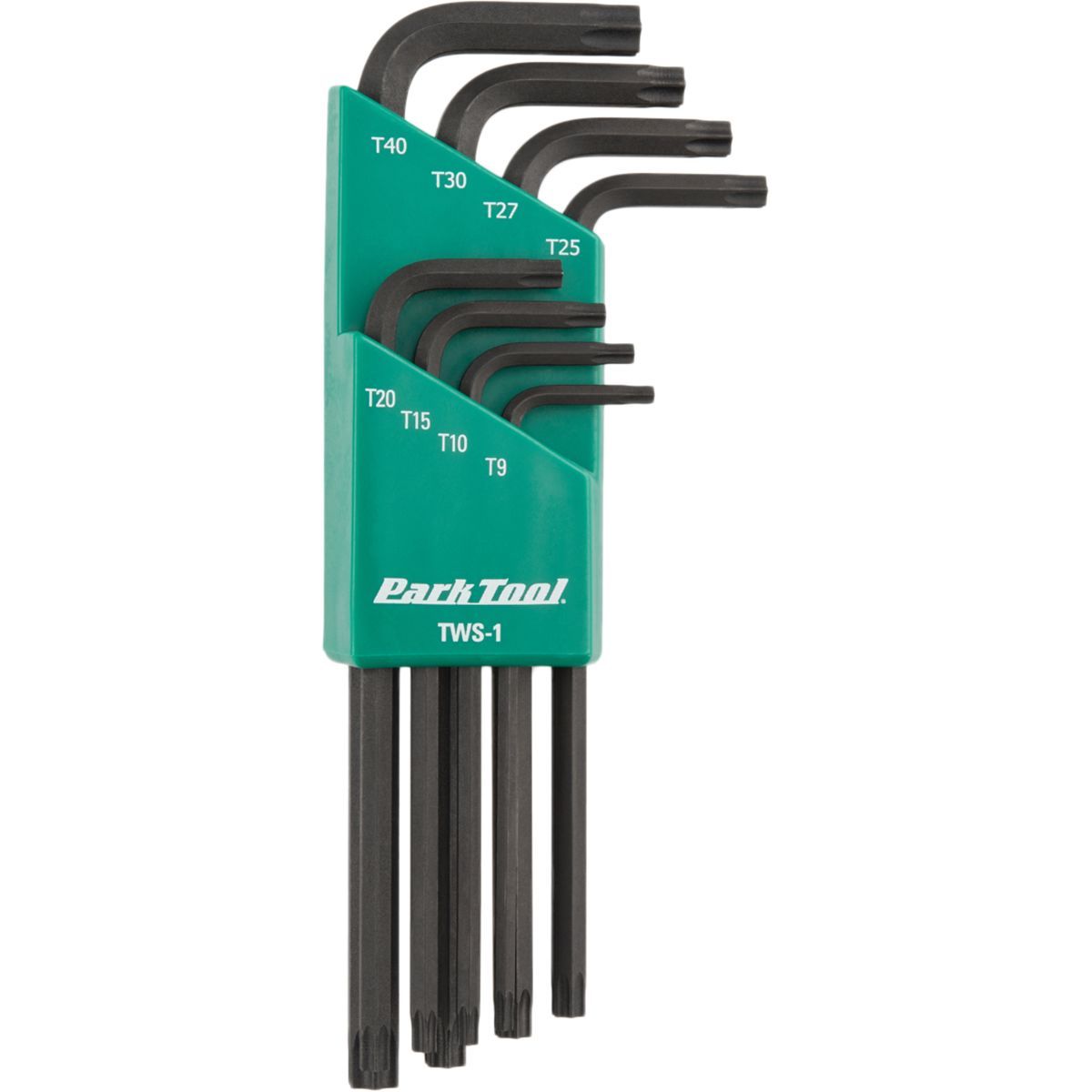 Park Tool TWS-1 Torx Compatible Wrench Set Green, t9 to t40