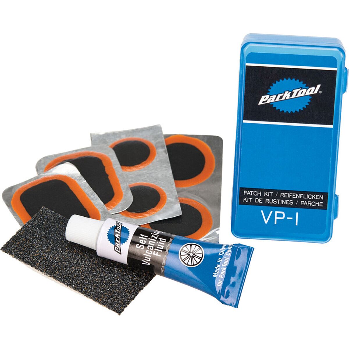 Park Tool Park Tool VP-1 Vulcanizing Patch Kit Blue, One Size - $5.95 at Competitive Cyclist