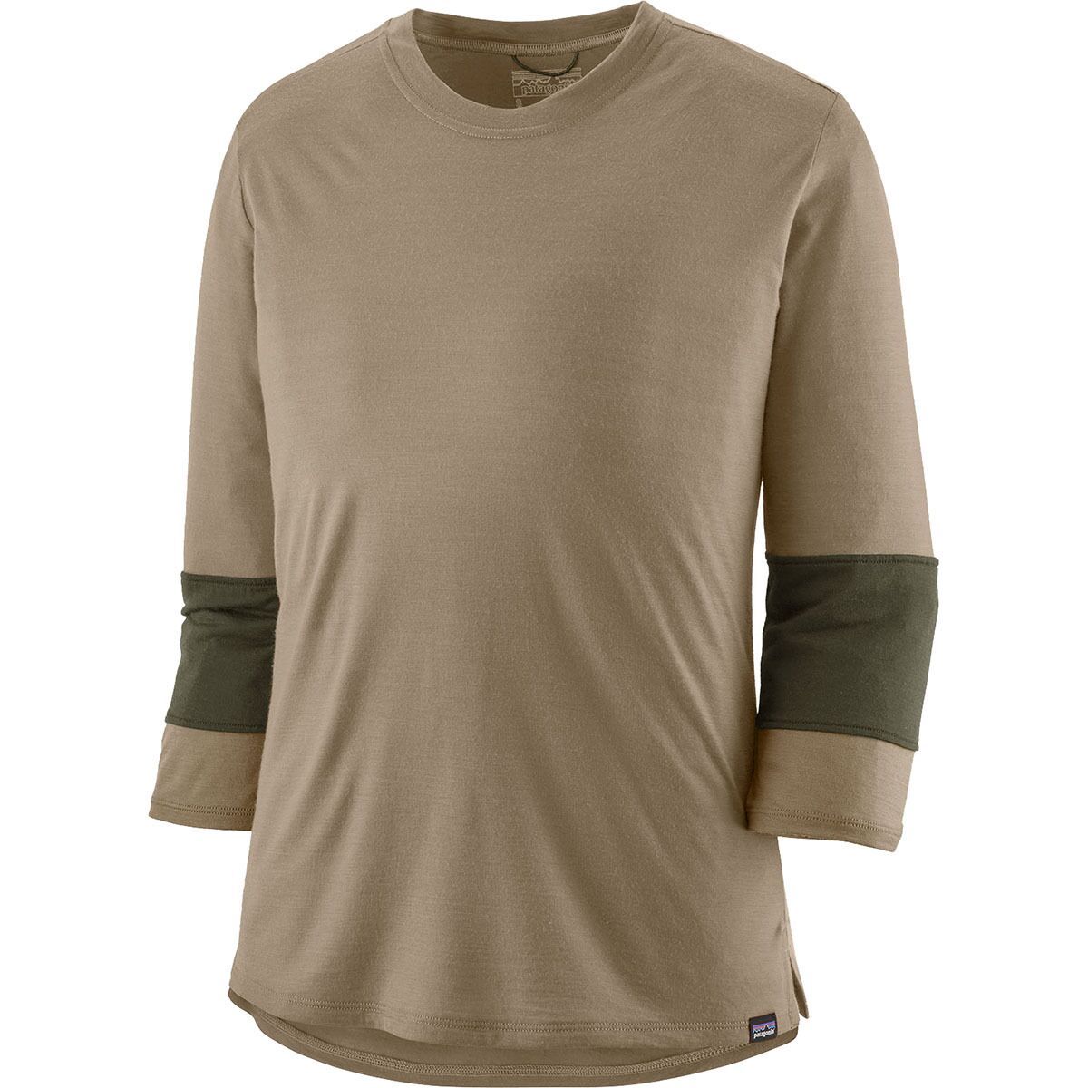 Patagonia Patagonia Merino 3/4 Sleeve Bike Jersey - Women's Seabird Grey, S