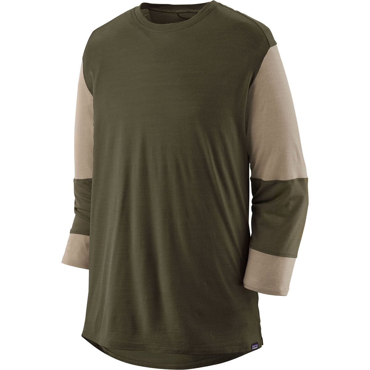 Patagonia Patagonia Merino 3/4 Sleeve Bike Jersey - Men's Pine Needle Green, M