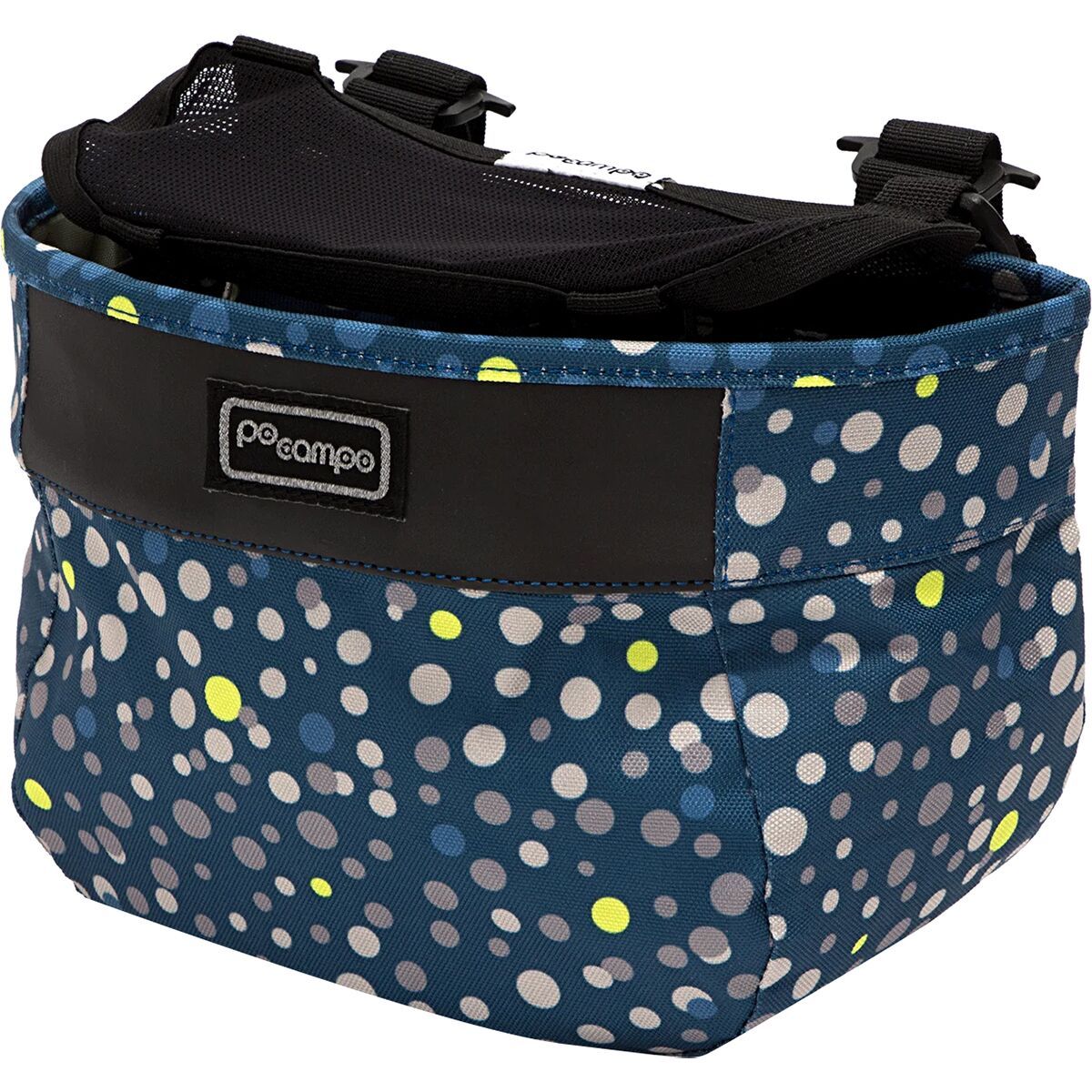 Po Campo Crescent Bike Basket Bubbly, One Size