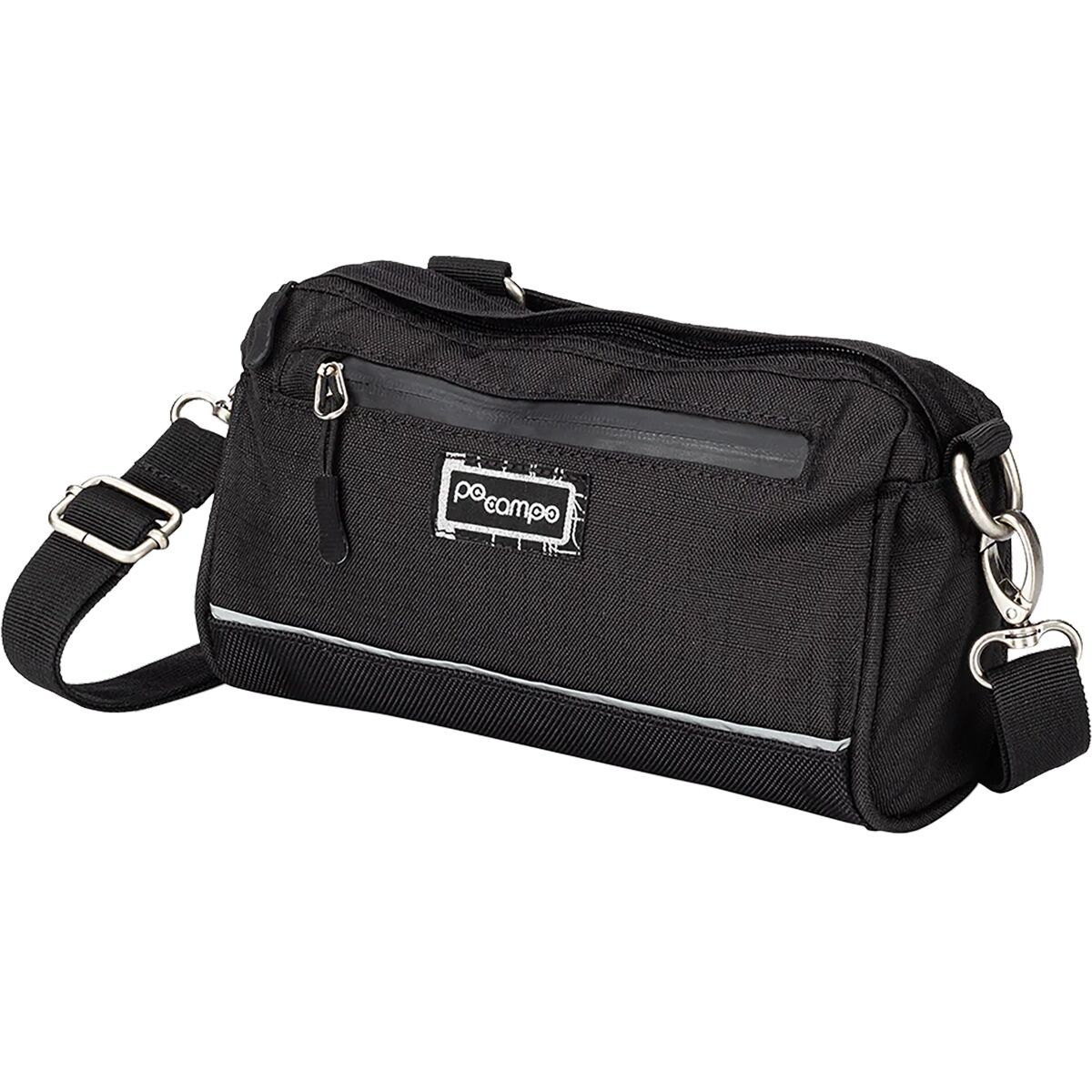 Po Campo Po Campo Kinga Handlebar Bag 2 Black Ripstop, One Size