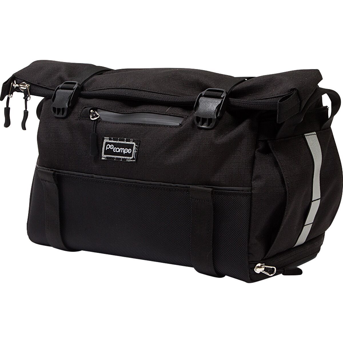 Po Campo Vernon Bike Trunk Bag Black Ripstop2, One Size