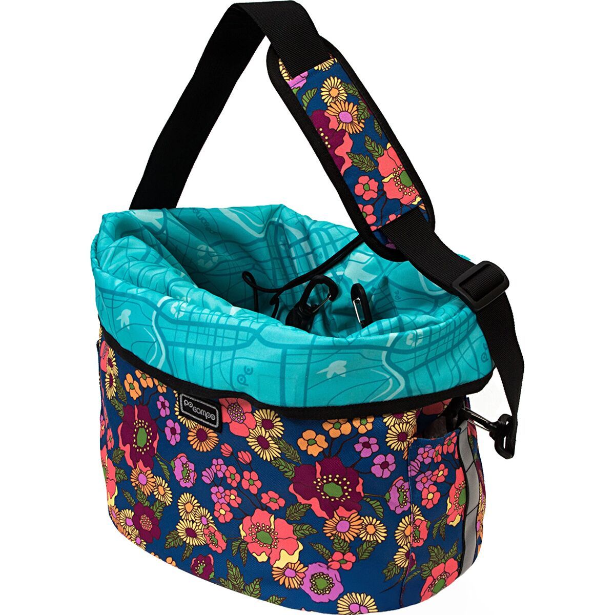 Po Campo Pinellas Bike Basket Meadow, One Size