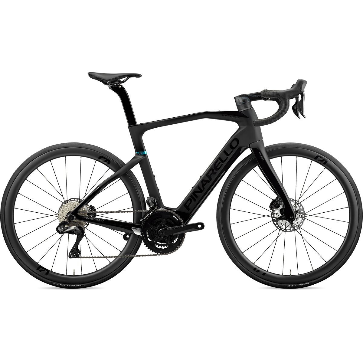 Pinarello Nytro E7 Ultegra Di2 Carbon Wheel Road E-Bike Ghost Black, 50