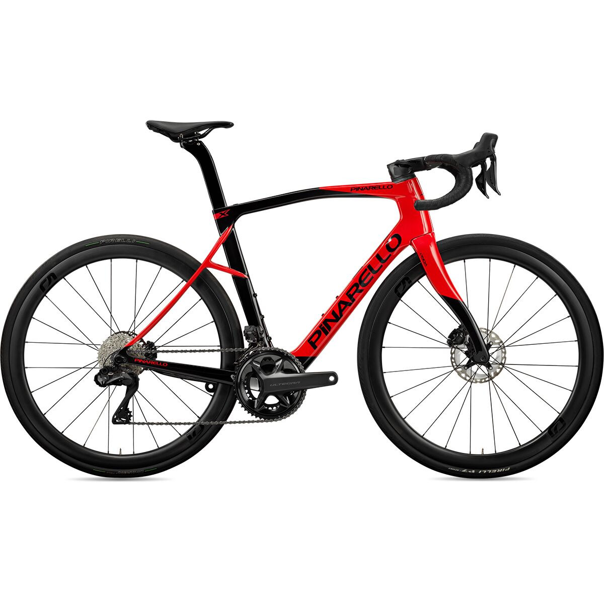 Pinarello X7 Ultegra Di2 Carbon Wheel Road Bike Xpeed Red, 53