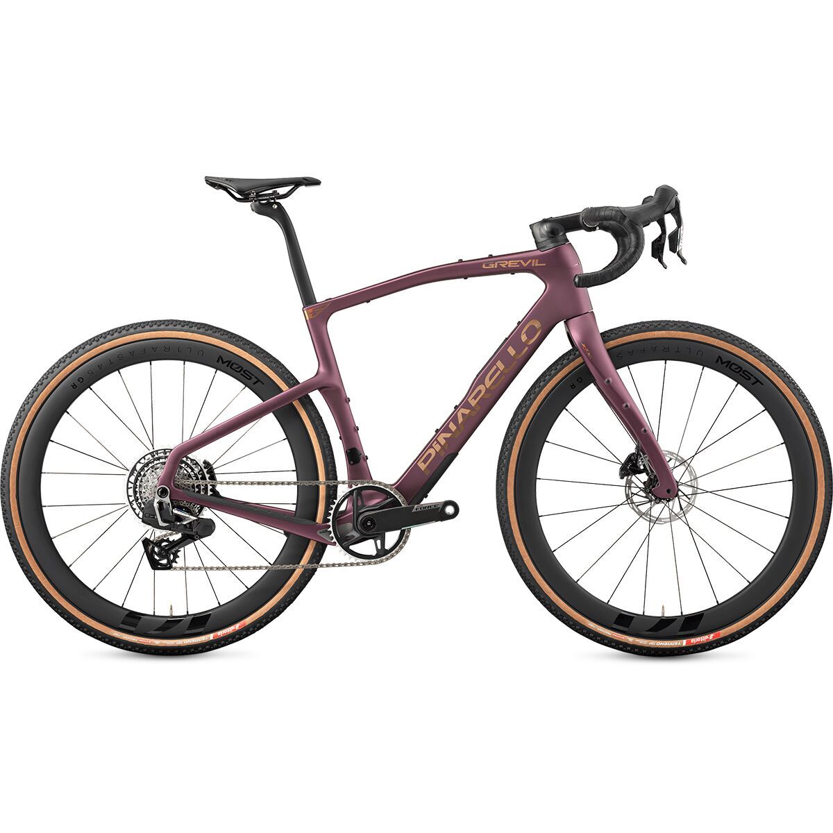 Pinarello Grevil F7 Force XPLR Gravel 45 Carbon Wheel Gravel Bike Polaris Purple Matt, 50