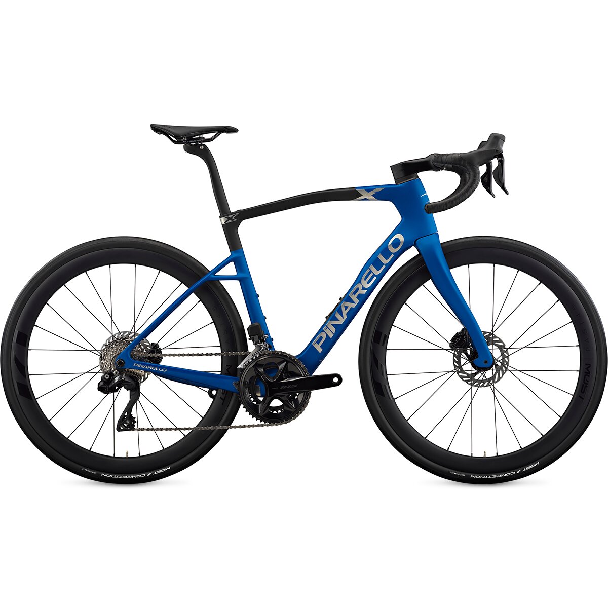 Pinarello Pinarello X5 105 Di2 Fast 45 Carbon Wheel Road Bike Iron Blue, 58 - $5500.00 at Competitive Cyclist