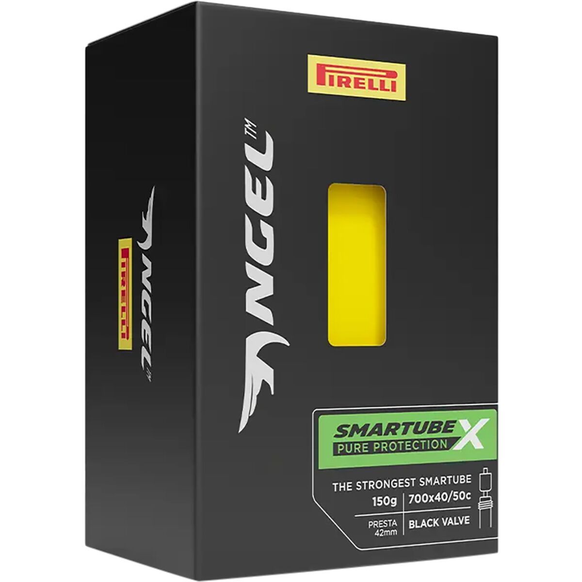 Pirelli Angel SmarTube X Tube Yellow, 700x42-62mm, 42mm Presta Valve