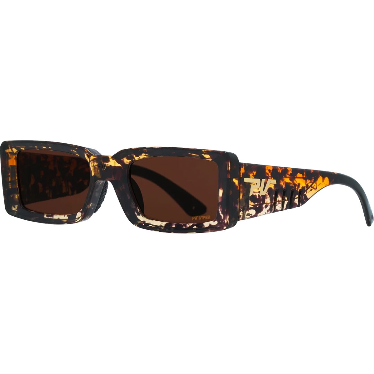 Pit Viper The Low Bones Sunglasses Desert Tortoise Brown, One Size