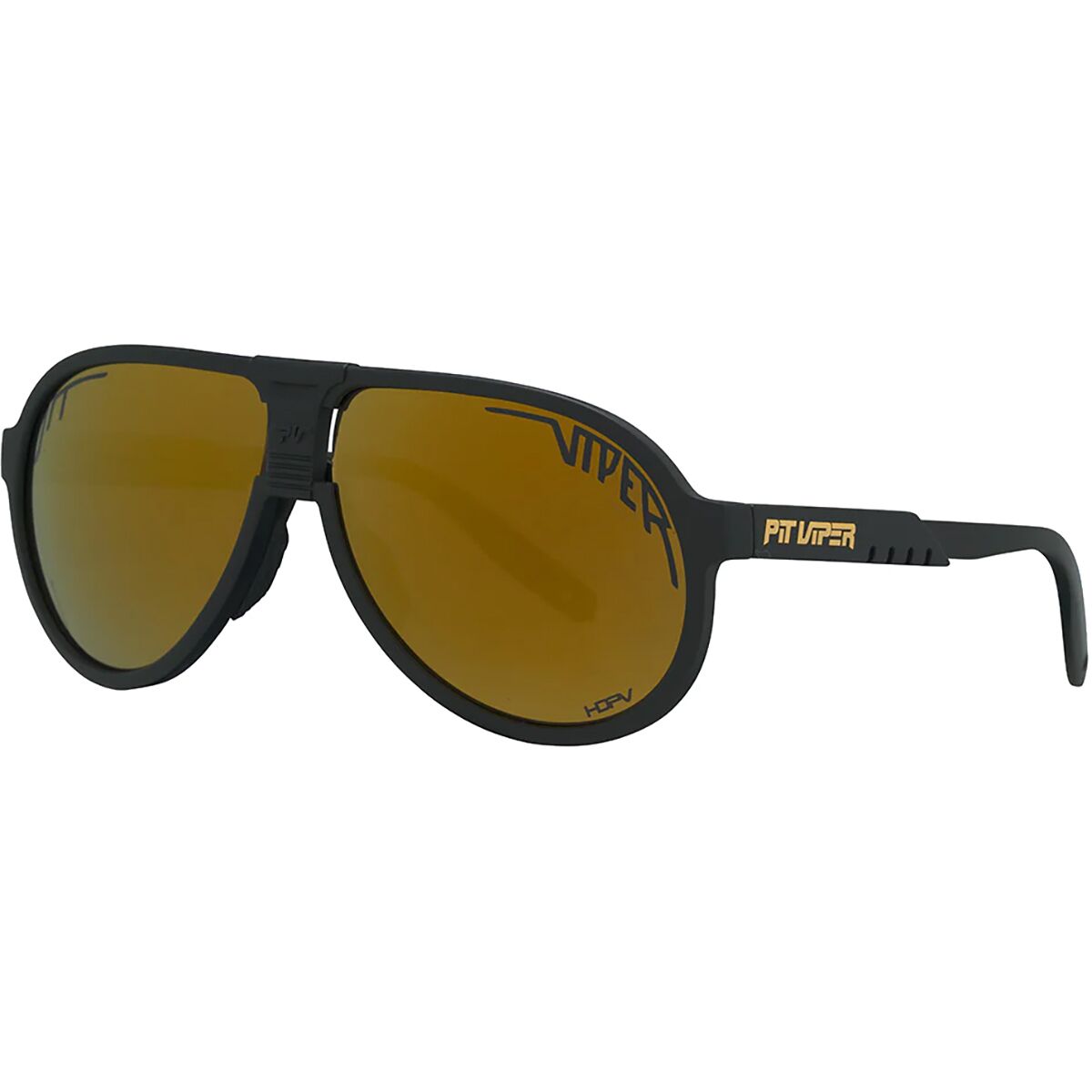Pit Viper The Jethawk HDPV Polarized Sunglasses Exec HDPV Polarized Gold, One Size