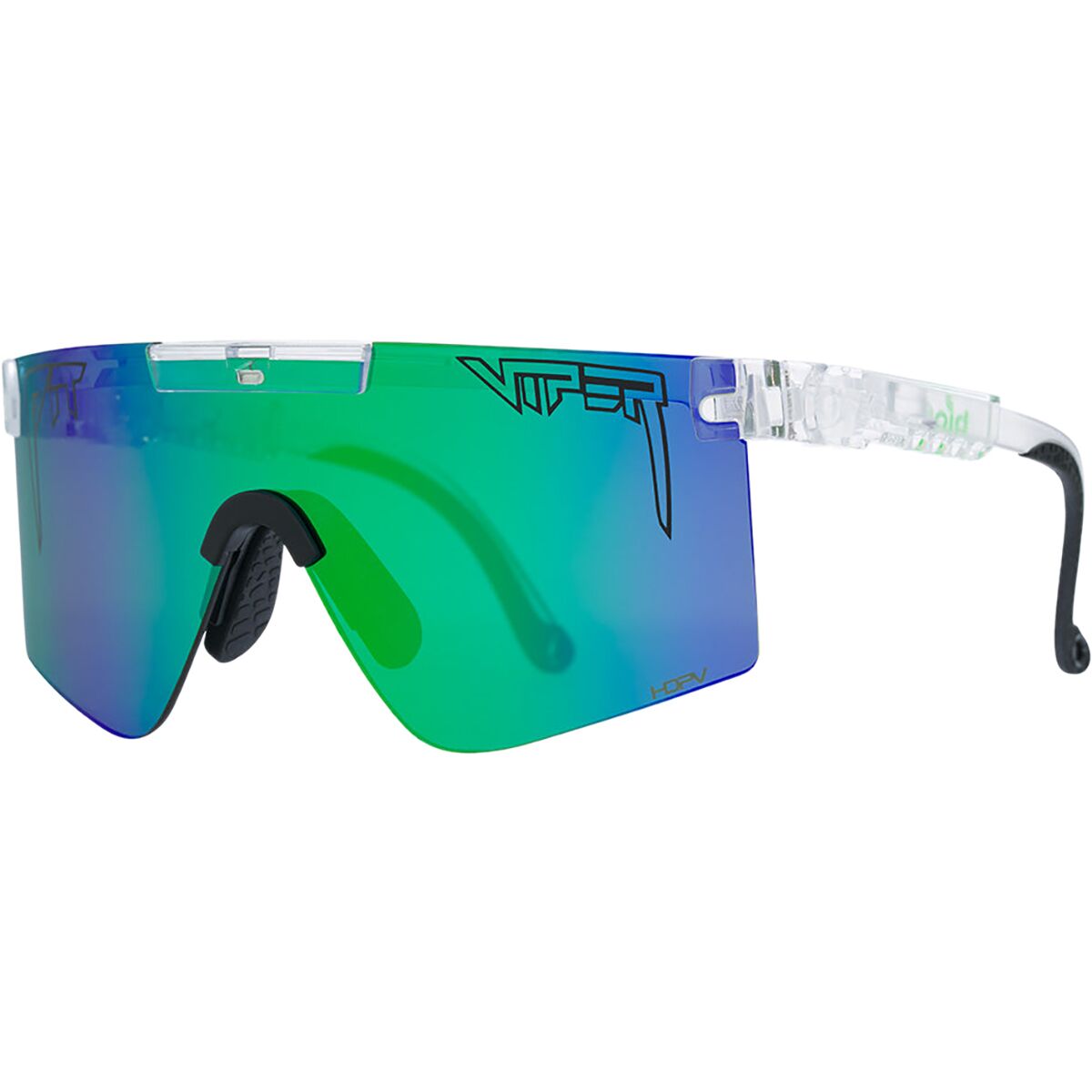Pit Viper The Original HDPV Polarized Sunglasses in Clear HDPV Polarized Blue - Size: Wide