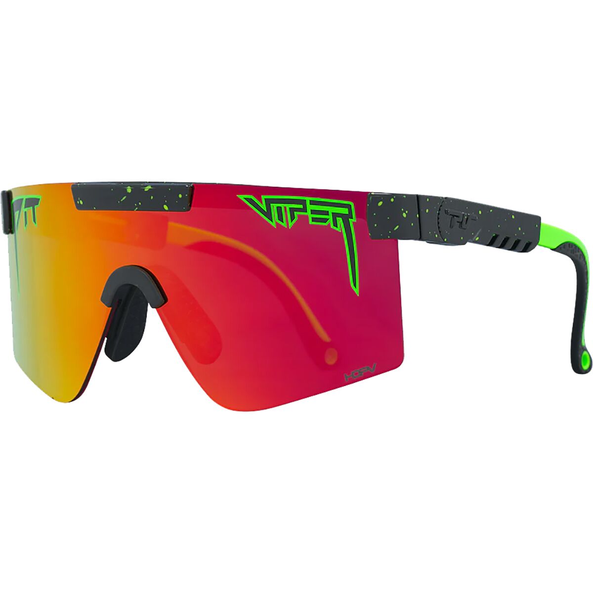 Pit Viper The Original HDPV Polarized Sunglasses Monster Bull HDPV Polarized Orange, Wide
