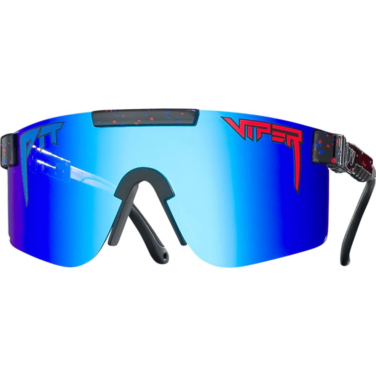 Pit Viper The Original Sunglasses Peacekeeper Z87+ Blue, Wide