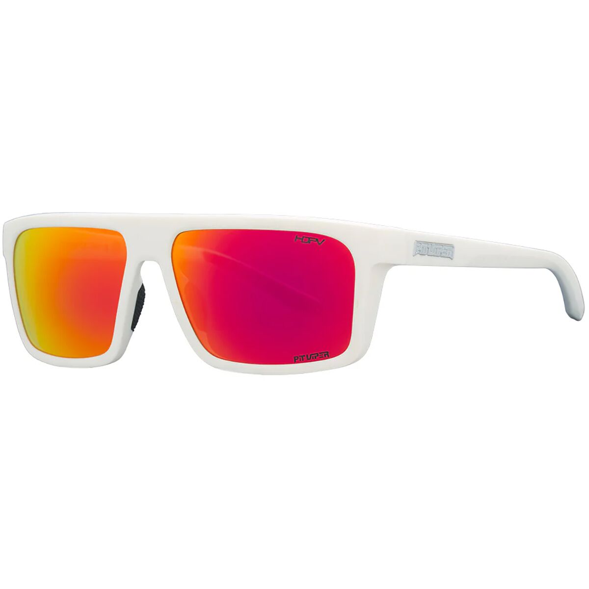 Pit Viper The Turboshaft HDPV Polarized Sunglasses Miami Nights HDPV Polarized Red, One Size