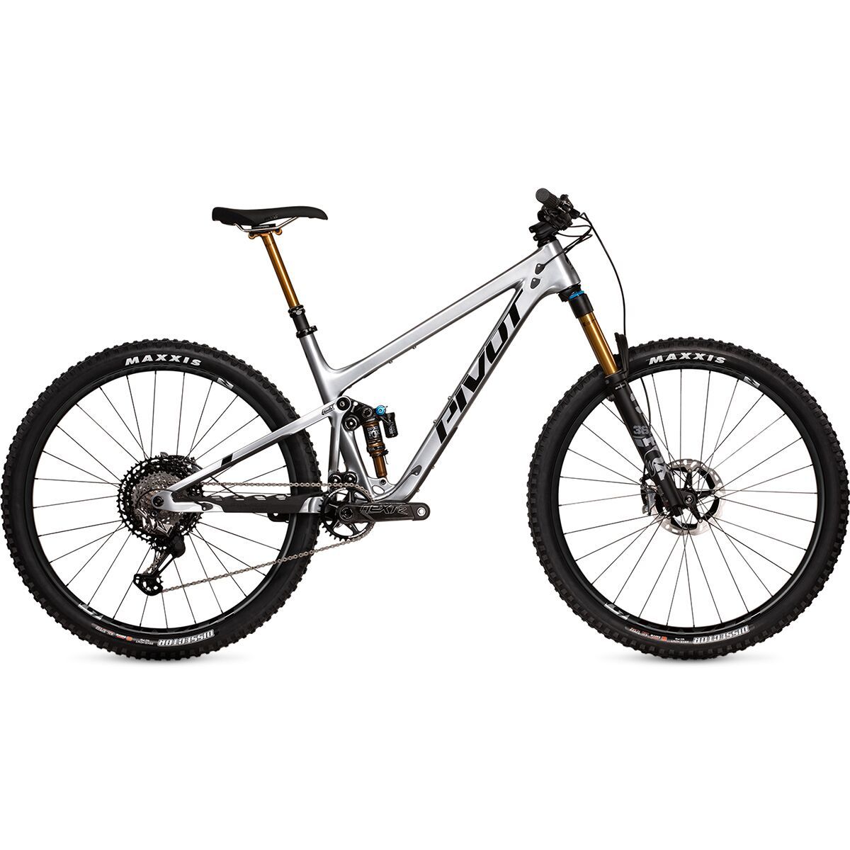 Pivot Trail 429 Team XTR Enduro Carbon Wheel Mountain Bike Metallic Silver (Float X), XL