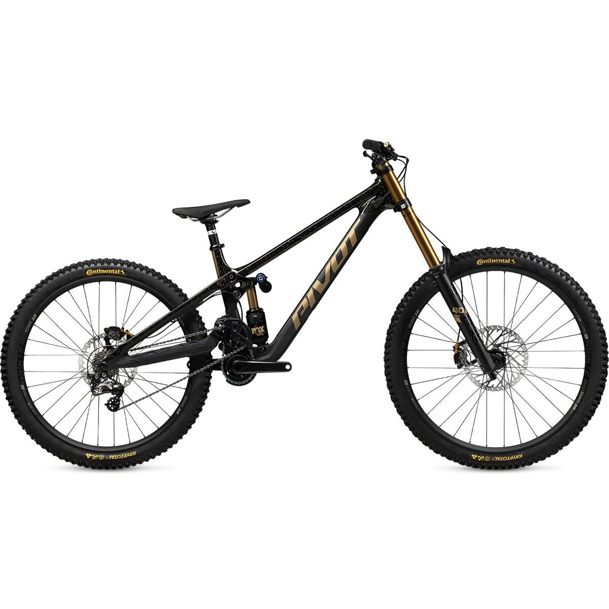 Pivot Phoenix V5 Pro Saint Downhill Bike Black Gold, S3