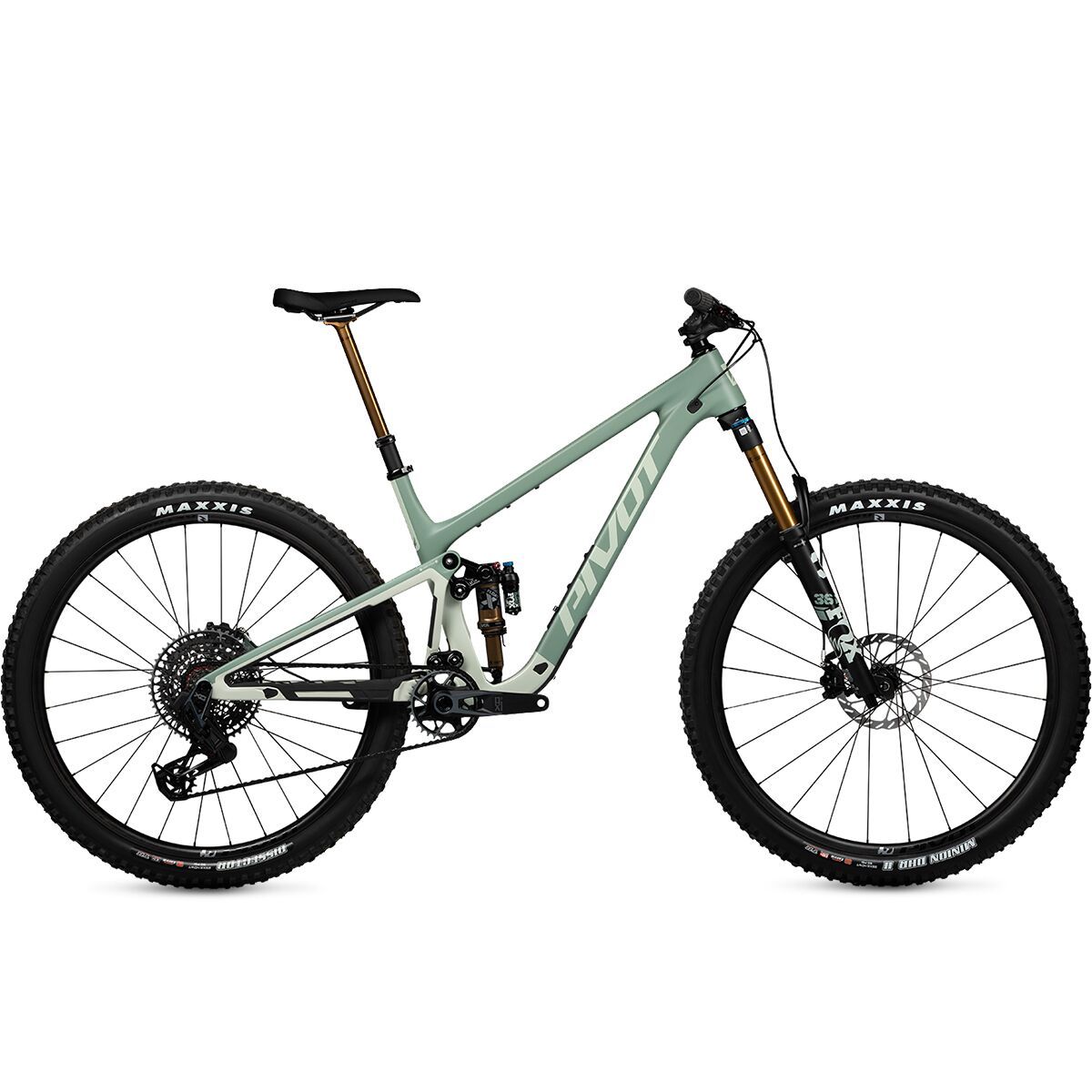 Pivot Trailcat LT Pro X0 Transmission Carbon Wheel Mountain Bike Green Meadow Mist, M
